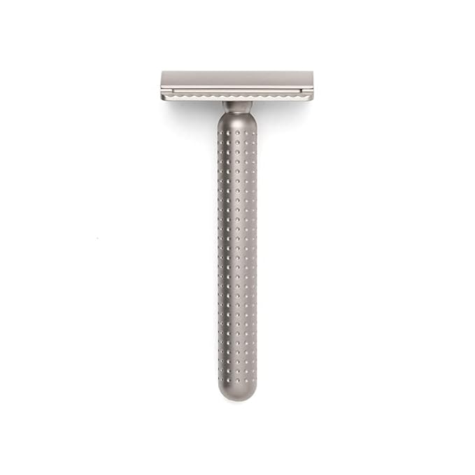 Masamune Double Edge Safety Razor for Men Single Blade Razor Stainless Steel Ergonomic Handle Closed Comb Design for Smooth Close Shave Eco Friendly Premium Reusable Razor Matte Edition