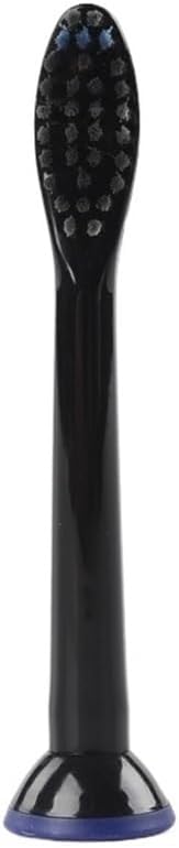 Compatible for E Series Toothbrush Set - Special Electric Head Soft Bristles Replacement Brush(BLACK-16PCS)