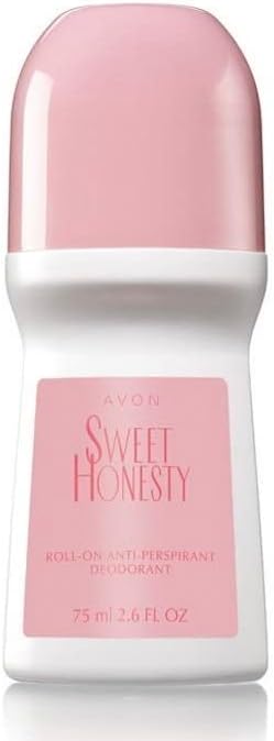 Avon Sweet Honesty Roll On Deodorant Quick Drying Odor Protection Soft Floral Scent Roll On Deodorant for Women 6 Pack