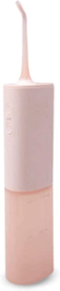 Electric Teeth Flusher Portable Household Intensity Adjustable Intelligent Oral Cleaner High-Frequency Pulse Lasting Battery Life Electric Tooth Punch (Color : Pink)