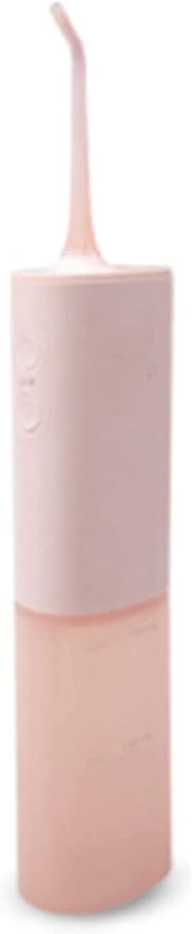 Electric Teeth Flusher Portable Household Intensity Adjustable Intelligent Oral Cleaner High-Frequency Pulse Lasting Battery Life Electric Tooth Punch (Color : Pink)
