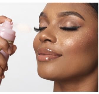 O/S P4trick St4rrr On 'Til Dawn | waterproof| Mattifying Sunscreen Makeup Setting Spray SPF 28 - Brown Sugar - Shimmer finish - Standard Size 3.4 oz/143 mL