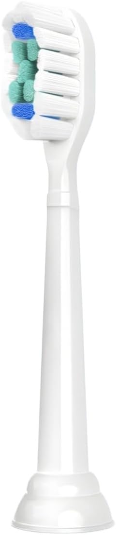 Compatible for Replacement Toothbrush Heads Compatible with Philips Sonicare Electric Brush Head 1100 2100 4100 5100 5300 6100 7500(White-4 Pcs)