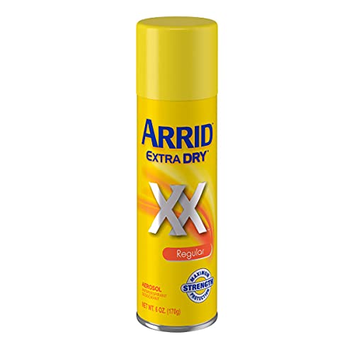 Arrid XX Extra Dry Aerosol Antiperspirant Deodorant Regular 6 oz. (Pack of 12)