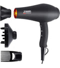 JINRI Infrared Hair Dryer Professional Salon Hairdryer Negative Ionic Blow Dryers for Fast Drying Pro Ion Quiet Hairdryer with Diffuser &amp Concentrator &amp Comb Black
