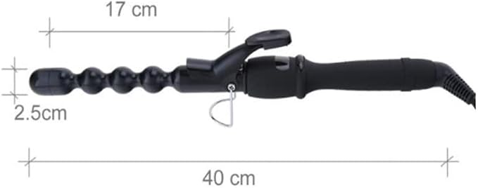 1 inch Bubble Curling Wand Beach Wave Curling Iron Hair Curler Crimper Professional Bubble Wand Curling Iron for Short &ampLong Hair with Adjustable Temp Wavy Curler Styler