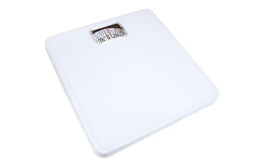 Taylor Precision Products White Square Mechanical Bath Scale