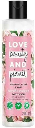 Murumuru Butter &amp Rose Moisturising Body Wash I Liquid Shower Gel I Sulfate Free Paraben Free 200 ml