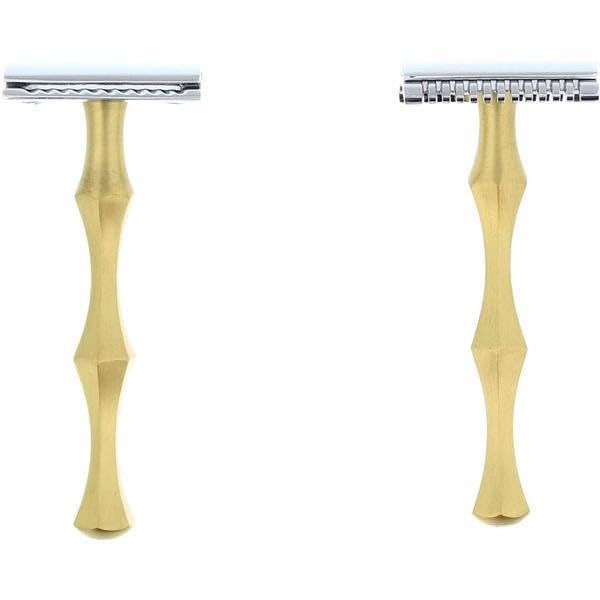 West Coast Shaving Vintage Collection Razor 47BR Brass (WCS Exclusive Open Comb (Toothsome))