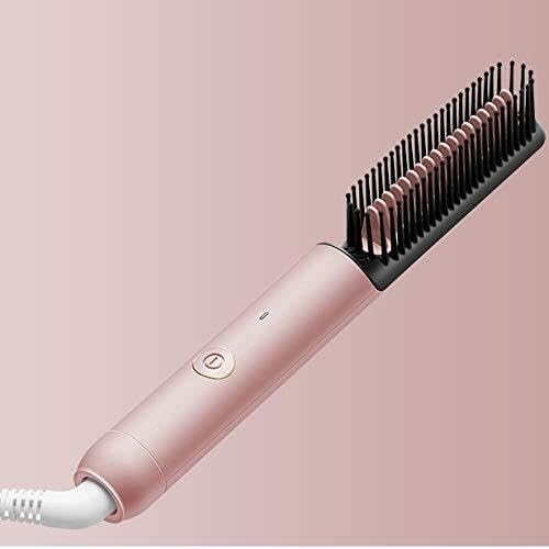Hair Straightener Brush Anti-Scald Electric Comb Fast Heating Curly and Straight Hair