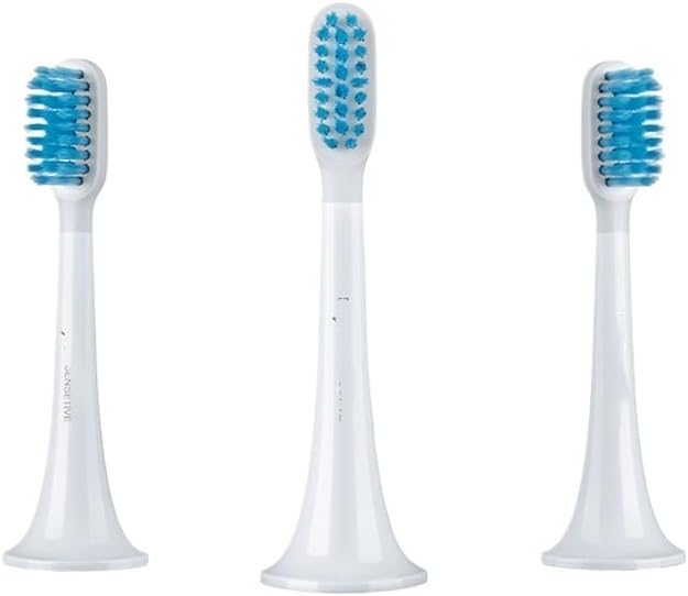 Compatible for MIJIA Sonic Electric Toothbrush Head T100 T200 T200C T300 T301 T302 T500 T700 Replacement Heads(T300T500 Sensitive 6)