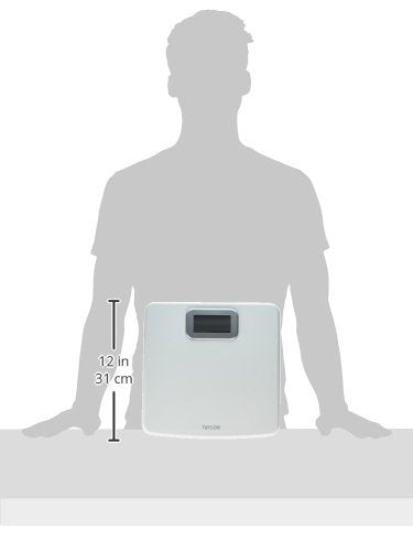 Taylor Precision Products Capacity Digital Bathroom Scale White 400 lb