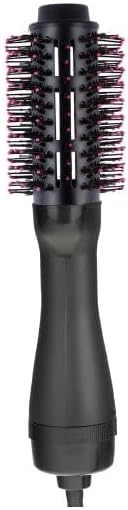ENZO Milano Ceramic Blow Dryer &amp Round Styling Brush Ceramic Blow Dryer Frizz-Free Results Travel-Friendly