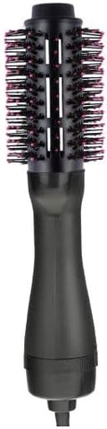 ENZO Milano Ceramic Blow Dryer &amp Round Styling Brush Ceramic Blow Dryer Frizz-Free Results Travel-Friendly