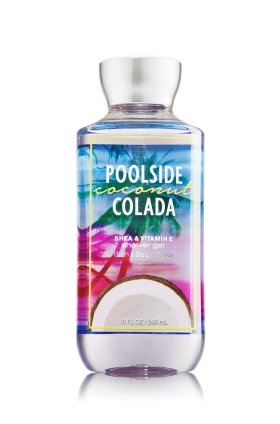 Bath and Body Works Poolside Coconut Colada Shower Gel Wash 10 Ounce