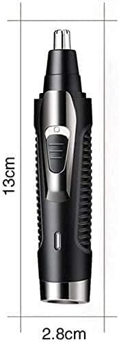 Nose and Ear Hair Trimmer 2 in 1 Ear Nose Hair Trimmer Clippers for Men and Women USB Rechargeable Waterproof Stainless Steel Head Easy to Cleaning and Carry Black