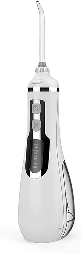 Water Flosser Portable Dental Oral Irrigator with 3 Modes 4 Replaceable Jet Tips Easy to Clean Saves Space