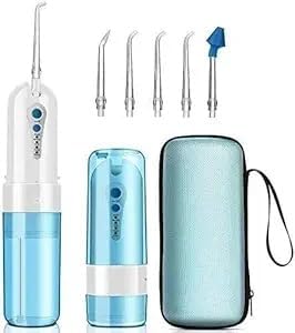 Water Flosser Professional Cordless Dental Oral Irrigator Portable Water Tank and Rechargeable IPX7 Waterproof 4 Modes Water Flosser for Home and Travel Braces &amp Bridges Care