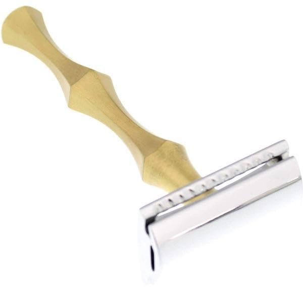 West Coast Shaving Vintage Collection Razor 47BR Brass (WCS Exclusive Open Comb (Toothsome))