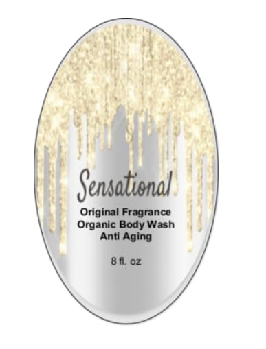 Organic Body Wash Anti Aging - 11 Available Fragrances - for Women (Sensational Original Fragrance)