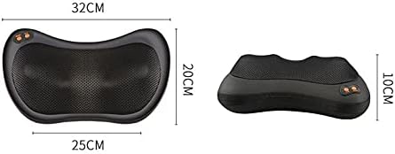 Back Massager Shiatsu Back and Neck Massager - Kneading Massage Pillow with Heat for Shoulders Hands Legs Feet for Home Office and Car (Color : Brown)
