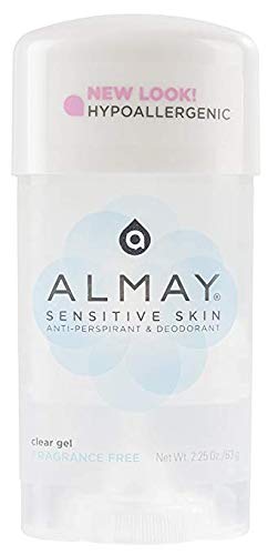 Almay Sensitive Skin Clear Gel Fragrance Free - 2.25 oz (Pack of 6)