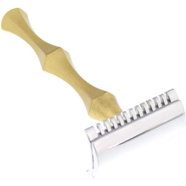 West Coast Shaving Vintage Collection Razor 47BR Brass (WCS Exclusive Closed Comb (Lithe))