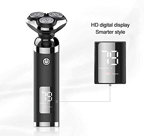 Electric Razor for Men Wet &amp Dry Men's Razors for Shaving Electric Cordless Rotary Razors Electric Shavers for Men Waterproof Rechargeable