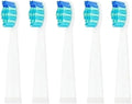 5-10Pcs Replacement Brush Heads for Seago Fairywill Electric Toothbrush FW SG 507 508 515 551 917 959 908 Dupont Bristle(5pcs White)