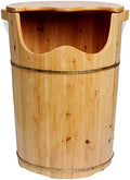 Wood Foot Bath Bucket Reducing Stress Household Cedar Barrel Foot Bath Reflexology Solid Wood Barrel Footbath Solid Wood Basin Foot Massage