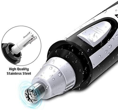 WEedsy Ear and Nose Hair Trimmer Clipper - Professional Painless Eyebrow and Beard Hair Trimmer for Men Battery-Operated Easy Cleansing