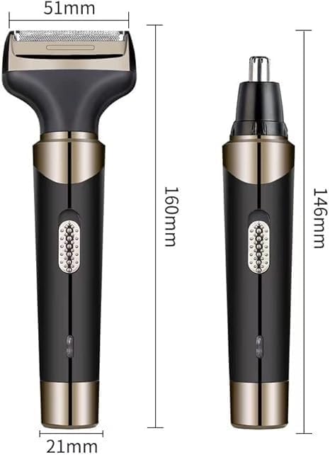 4 in 1 Electric Nose Hair TrimmingMen Hair Remover Set USB Rechargeable Beard Shaver Nose Hair Eyebrow Trimmer Sideburns Shaver