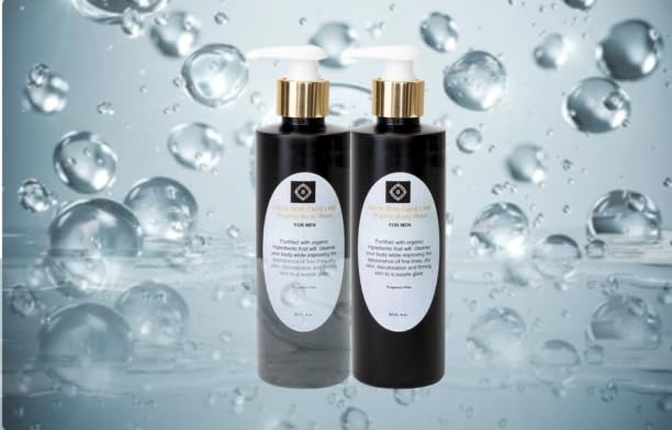 DUO SKIN CARE SYSTEM - NOURISHING WASH AND LOTION - FIVE FRAGRANCES- FOR MEN 8oz each bottle (Lavender)