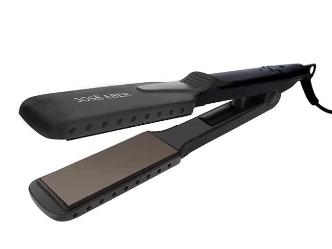Jose Eber: Wet or Dry Flat Iron - 1.5 Plates Innovative Technology Smooths Dry or Damp Hair Temp Control Professional Straightener Styling Tool
