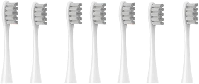 Brush Heads for Soft Toothbrush Bristle 7pcs Replacement(7pcs Grey)