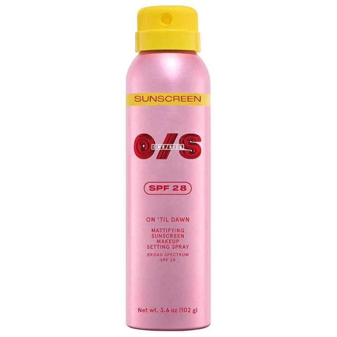 O/S by P-Starr - On 'Til Dawn Mattifying Sunscreen Makeup Setting Spray SPF 28 Long-wearing UV Protection - 3.6 oz/142 mL
