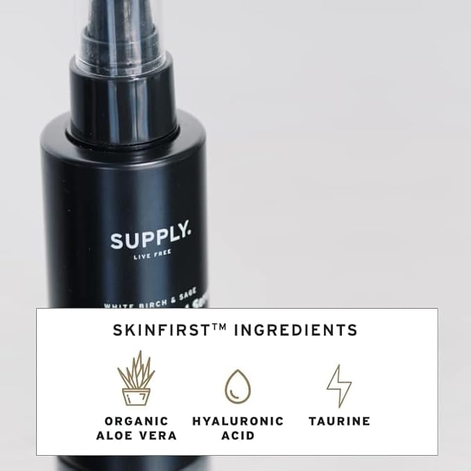 Supply Activating Beard Serum – Plant-Based Ingredients with Biotin &amp Red Clover Extract to Promote Beard Growth Revive Follicles &amp Support a Fuller Thicker Beard – 2.0oz