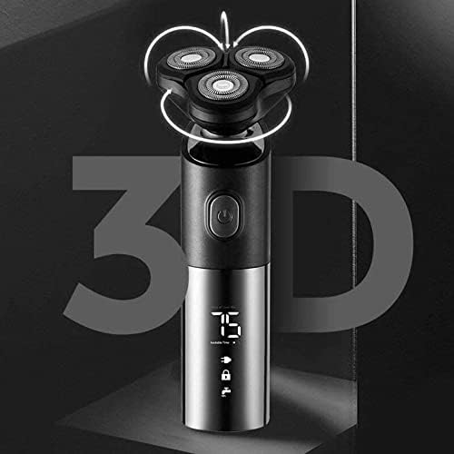 Head Shavers for Bald Men 3 Head Electric Shaver for Men 3D Electric Razor Waterproof Beard Trimmer Cutter for Men Shaving Machine Recharge LED Display