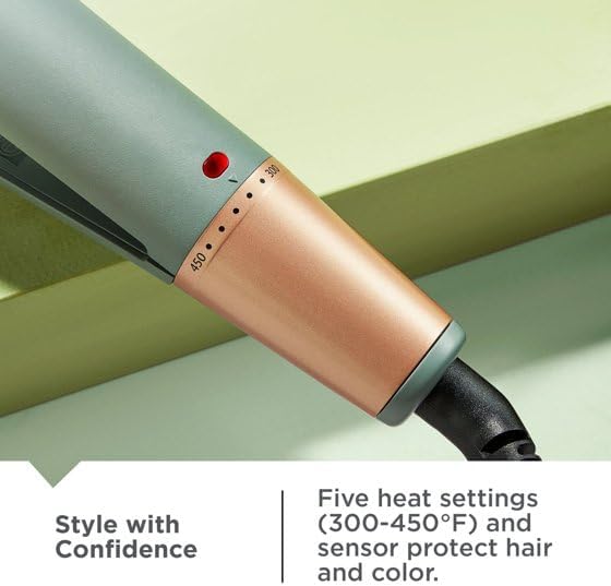 Remiington Ceramic Twist and Curl Hair Multi-Styler Adjustable Temperature with 7 Heat Settings Quick Heat Styling Tool for Waves and Curls Green Finish