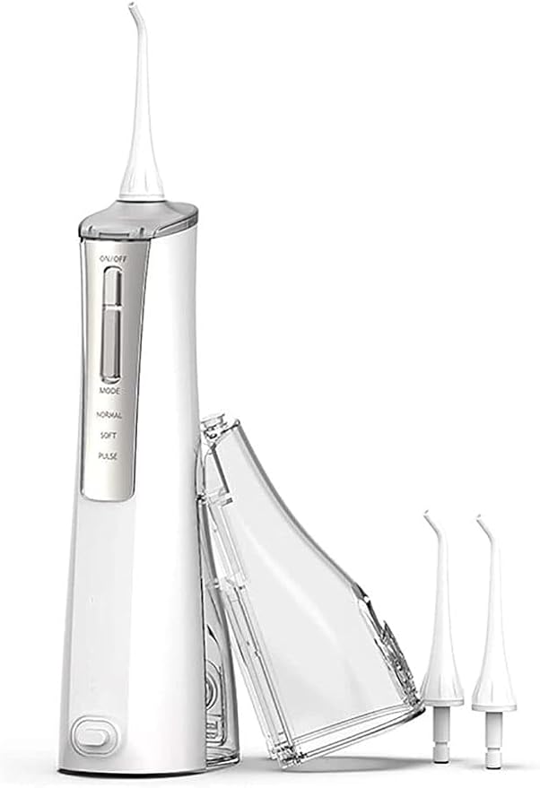Water Flosser Cordless Portable Dental Oral Irrigator for Teeth 3 Modes and 2 Jet Tips IPX7 Waterproof