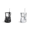 Waterpik Aquarius Water Flossers WP-662 Black and WP-660 White with 10 Pressure Settings 7 Tips ADA Accepted