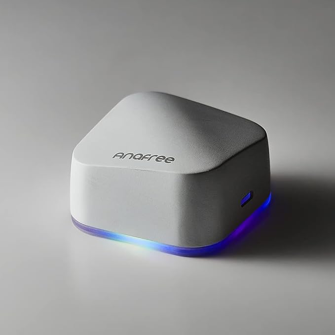 Anafree Wireless Body Massager with LED Light | Made in Korea (White)