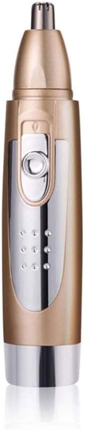 Ear and Nose Hair Trimmer Clipper - Painless Eyebrow and Facial Hair Trimmer for Men and Women Battery-Operated IPX7 Waterproof Dual Edge Blades for Easy Cleansing