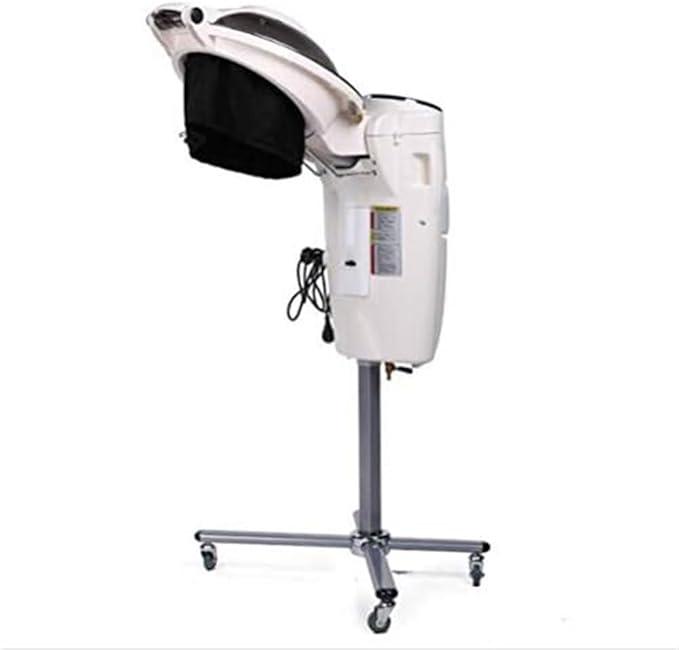 Salon Home Professional Hair Steamer Furniture Colour ProcessorStand Dryer Hood with Floor WheelAdjustable HeightTimer &amp Temperatu