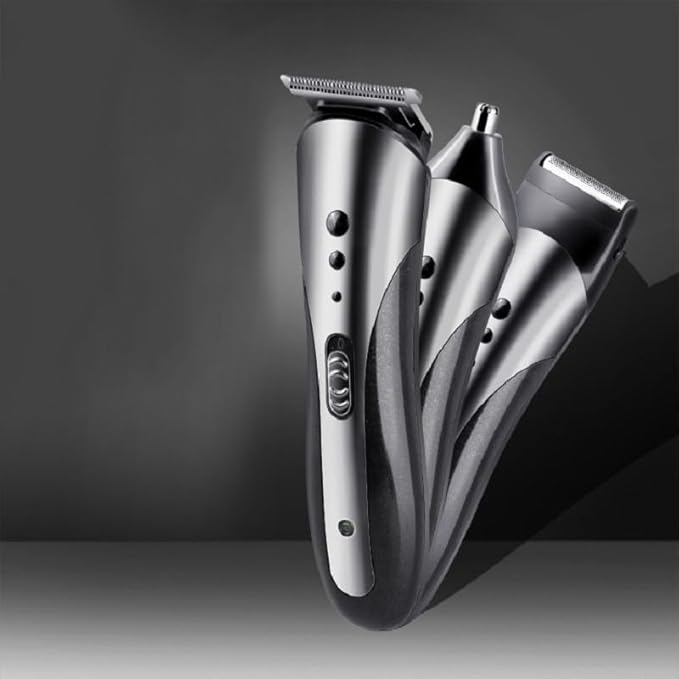 JSEIAJB Hairdressing and Shaving Nose Hair Machine Three in Hair Styling Set for Home Use Hair Clippers