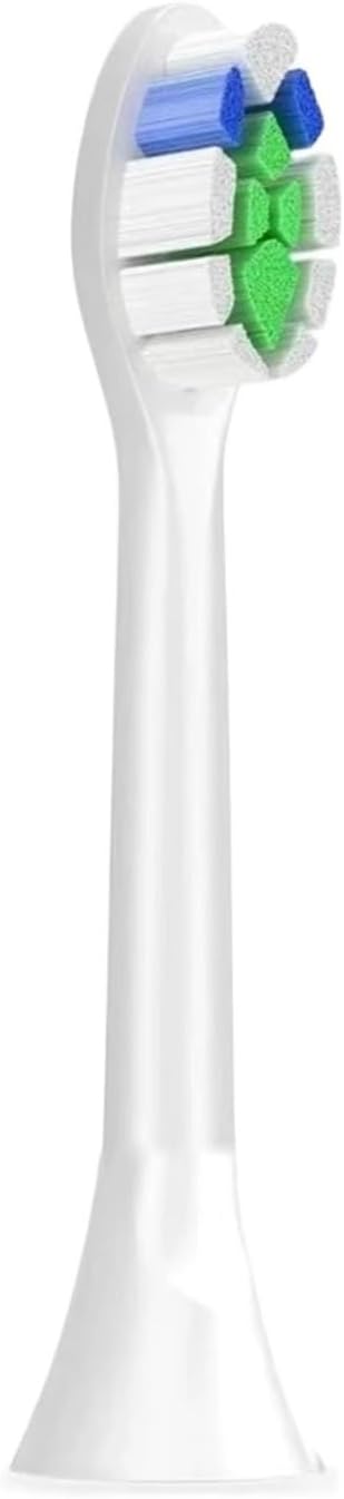Compatible for Philips Sonicare Toothbrush Brush Head Replacement Heads HX3/HX6/HX9 Series HX3210/3211/6150/6500/6510/6530/9342/6730(8P1 8P2)