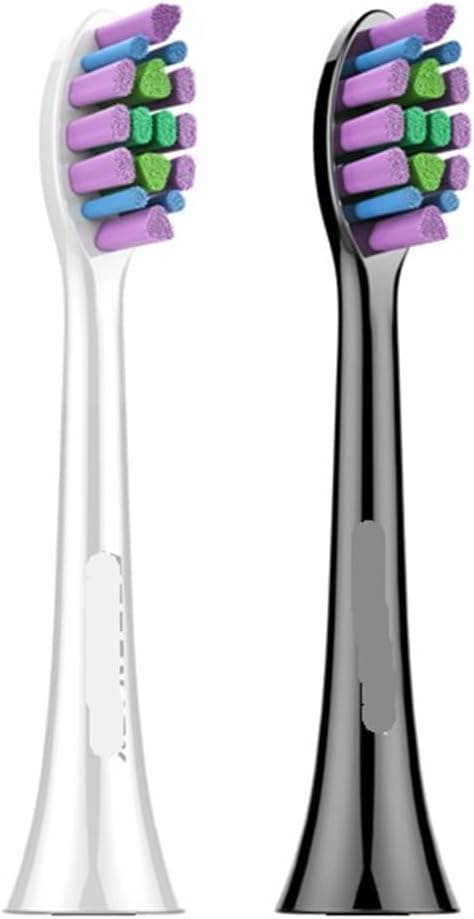 NB-1 Replacement Toothbrush Heads Soft Sristle Brush Head for Sonic Teethbrush(Black Soft 8)