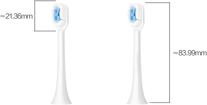 Electric Toothbrush Heads ReplacementCompatible for SOOCASX1 X3 X3U X5(White)