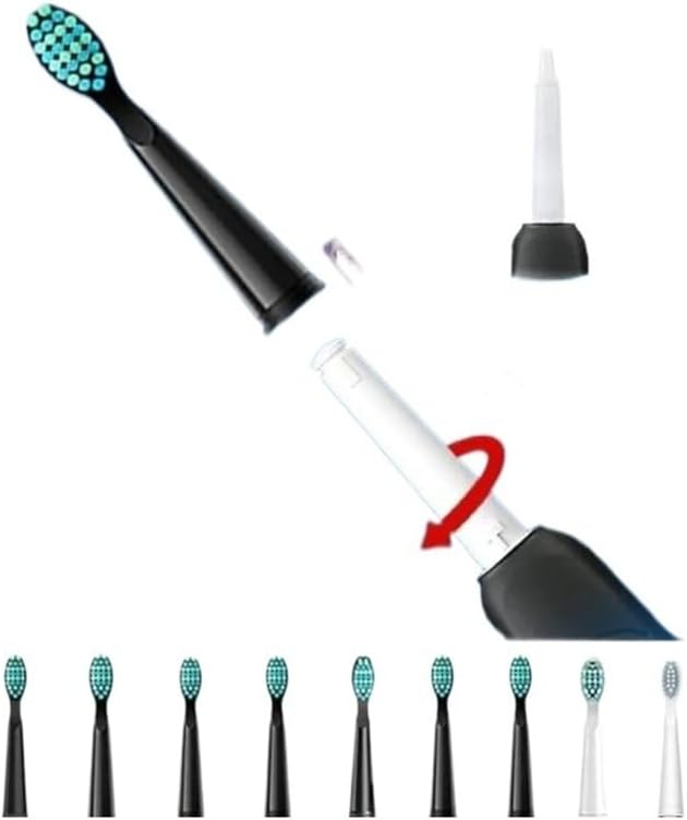 Replacement Toothbrush Heads Compatible for FW-507/508/551/515/917/959/2011FW-D1/D3/D7/D8 Electric(10 White Care)