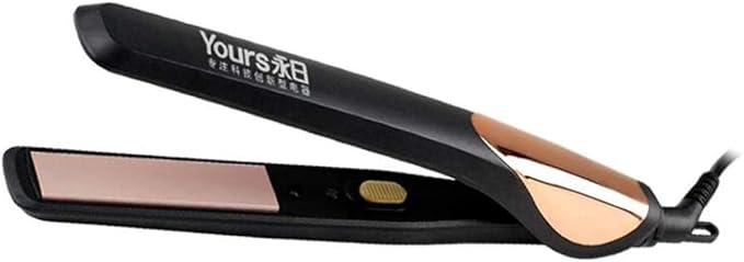 Portable Curling Iron 360° Rotatable Power Cord Ceramic Curling Iron 20 Seconds Fast Heating Curling Tongs Built-in Switch Curling Iron for Hair Styli (Gold One Size)